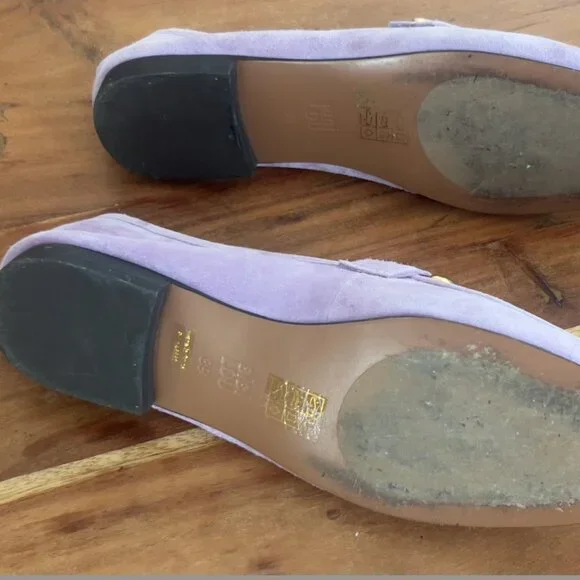 ANTHROPOLOGIE BIBI LOU LEATHER SUEDE LOAFER SIZE 39 - Picture 5 of 6